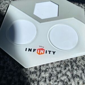 Disney Black Text Plate with White and Gray Labels